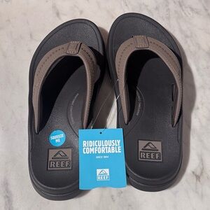 *NEW* Reef Men’s Brown and Black Cushion Flip Flops